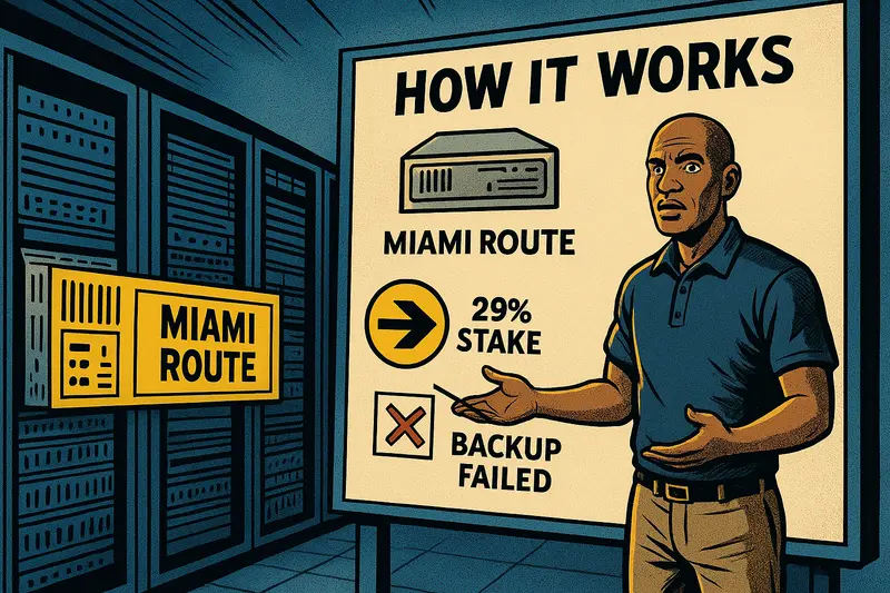 Solana’s Routing Near-Miss Exposes the Risk of Hidden Validator Concentration