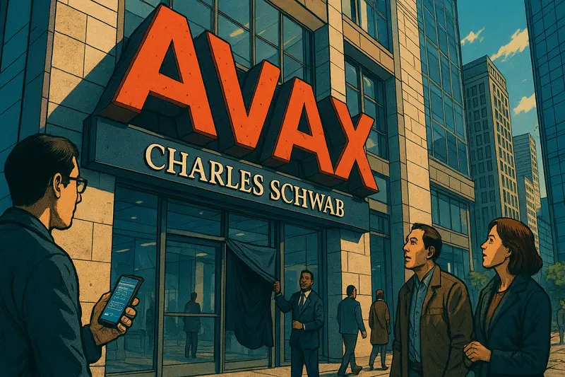 Schwab’s AVAX Listing Will Test Whether Wall Street Can Build Real Demand