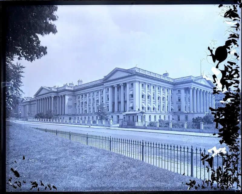 U.S. Treasury Department building in Washington, D.C.
