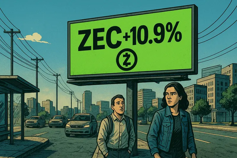 Zcash jumps 10.9%, but no confirmed catalyst explains the move