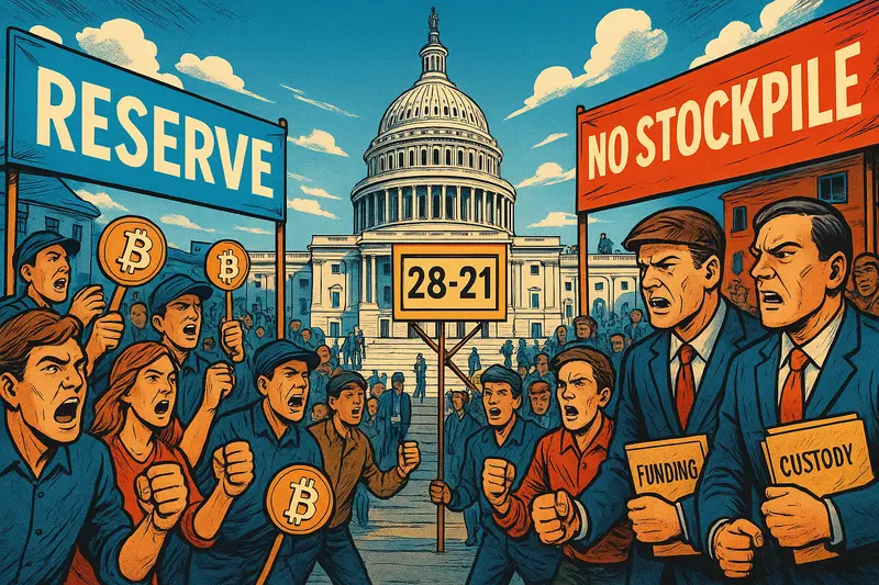 House Panel Advances Strategic Bitcoin Reserve Bill in 28-21 Vote