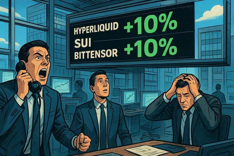 Three Crypto Assets Jump More Than 10%, but the Catalyst Remains Unclear