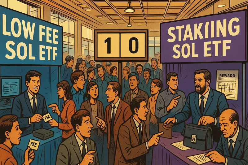 Solana ETF Race Moves Beyond Approval to Fees, Staking and Liquidity
