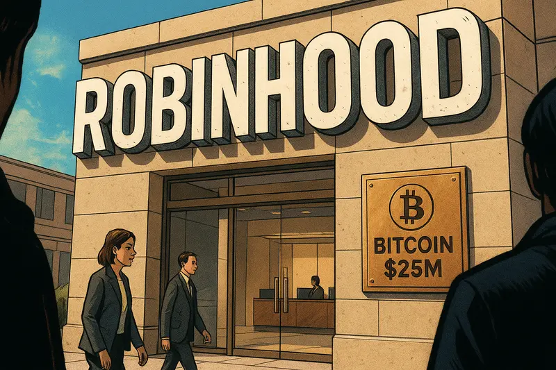 Robinhood Reports $25 Million Bitcoin Addition to Corporate Balance Sheet