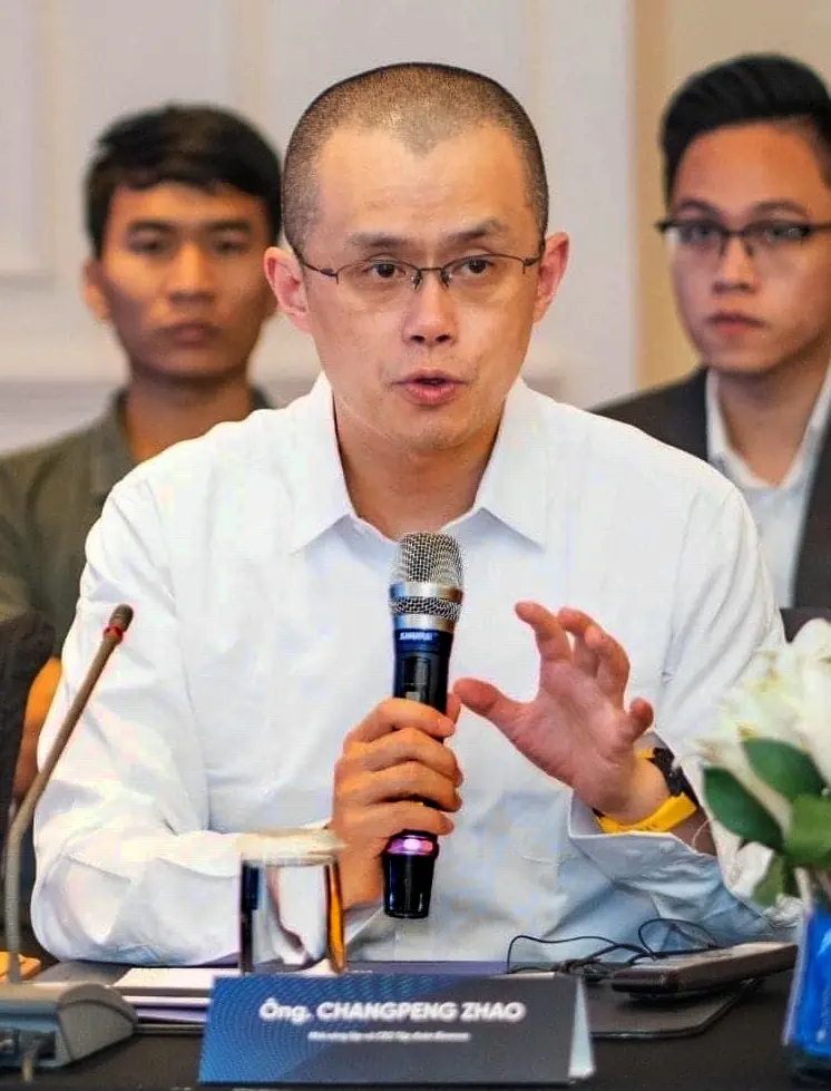 Changpeng Zhao in 2022