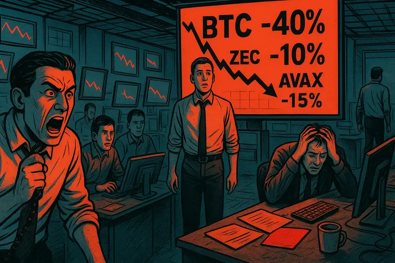 Oil, rates and liquidations turn a crypto pullback into a market-wide reset