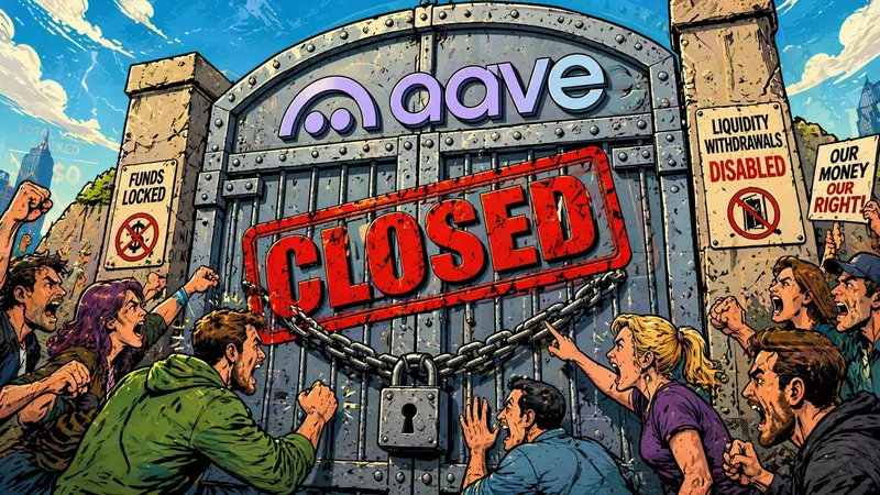 Aave in Crisis: Billions Locked as Liquidity Vanishes Across DeFi’s Core Markets