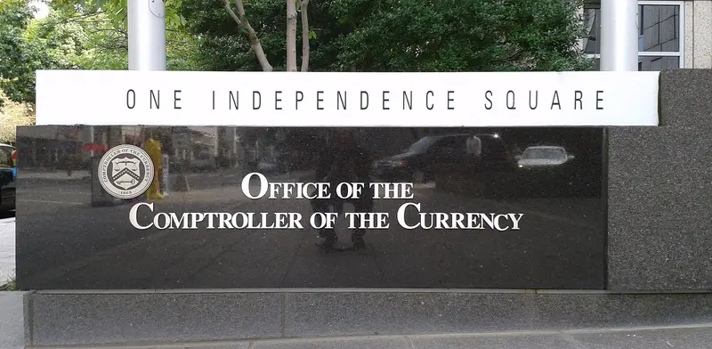 Comptroller of the Currency HQ sign by Matthew Bisanz