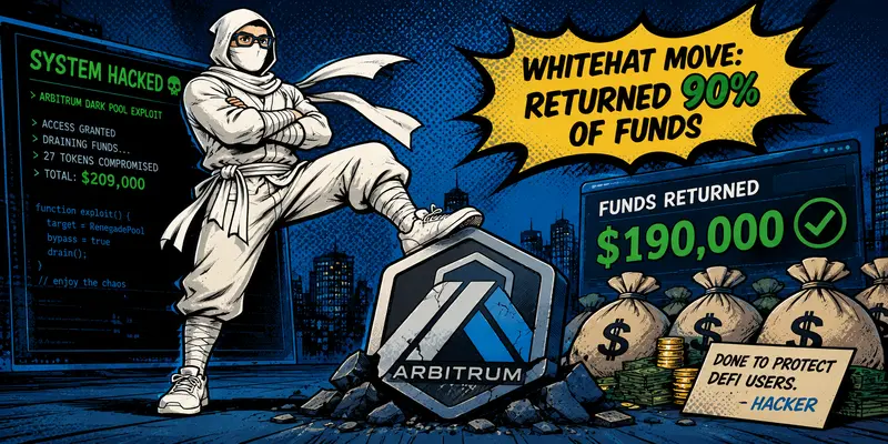 Crypto Hacker Returns 90% of Stolen Funds After Project Offers Onchain Deal