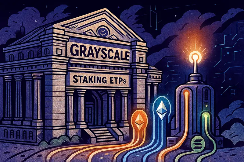 Grayscale Makes History: First U.S. Spot Crypto ETPs with Built‑In Staking Go Live