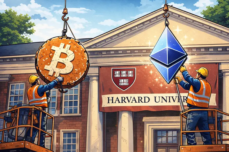 Harvard Cuts Bitcoin Exposure and Adds $87 Million in Ethereum ETF Bet