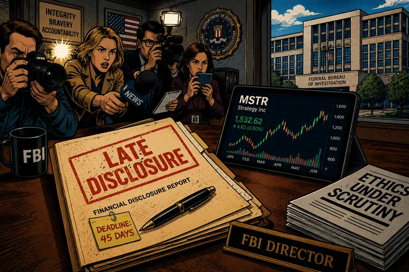 Kash Patel’s Late MSTR Disclosure Puts Crypto-Linked Stock Trading Back Under Washington’s Microscope