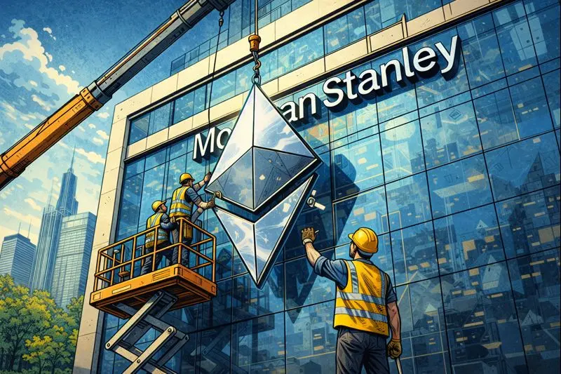 Morgan Stanley Eyes Spot Ethereum ETF With Staking Twist