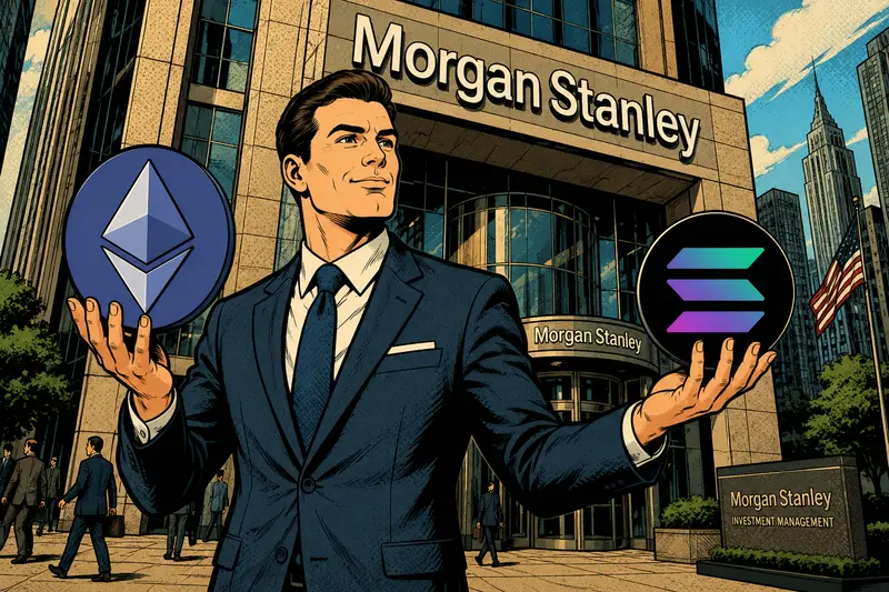Morgan Stanley Pushes Beyond Bitcoin With Low-Fee Ethereum and Solana ETPs