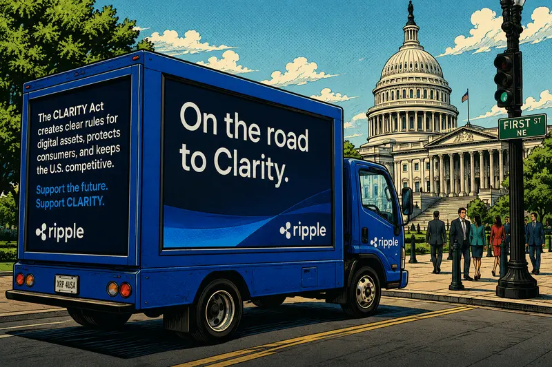 Ripple Takes Its Crypto Lobbying Campaign to the Streets as the CLARITY Act Faces a Tight Deadline
