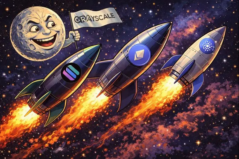 Solana Surpasses Ethereum in Grayscale’s Smart Contract Fund: Cardano Holds Strong in Third