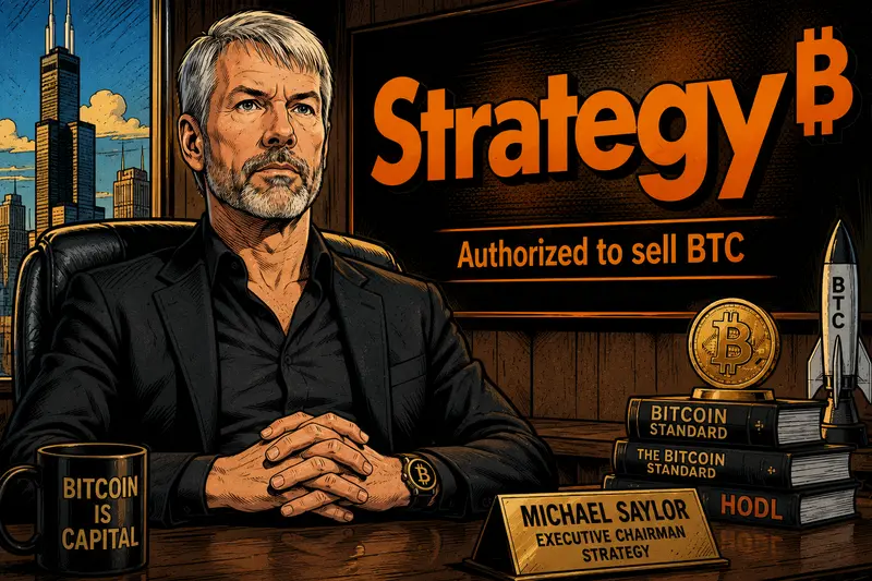 Strategy Opens the Door to Bitcoin Sales, Marking a New Phase in Saylor’s Treasury Playbook