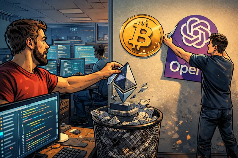 The Great Crypto Developer Drain: Why Blockchain Coding Is Collapsing in 2025