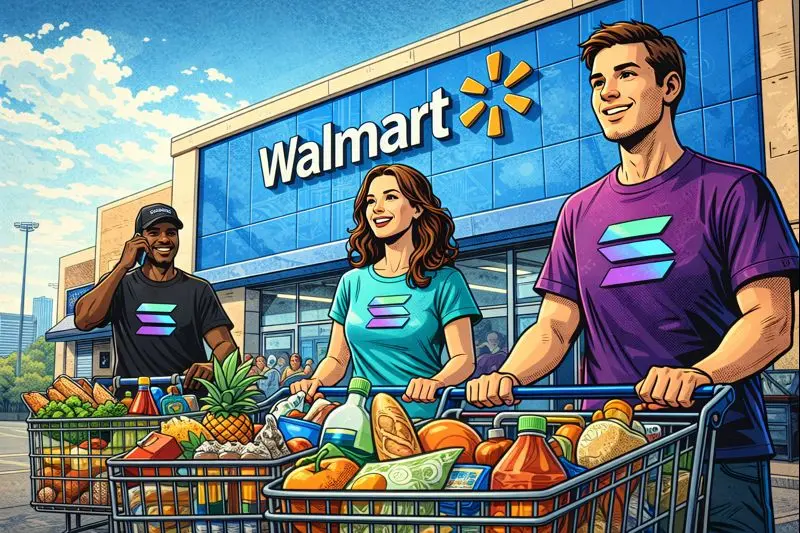 Walmart Expands Crypto Payments, Solana Joins the Mainstream Checkout Line